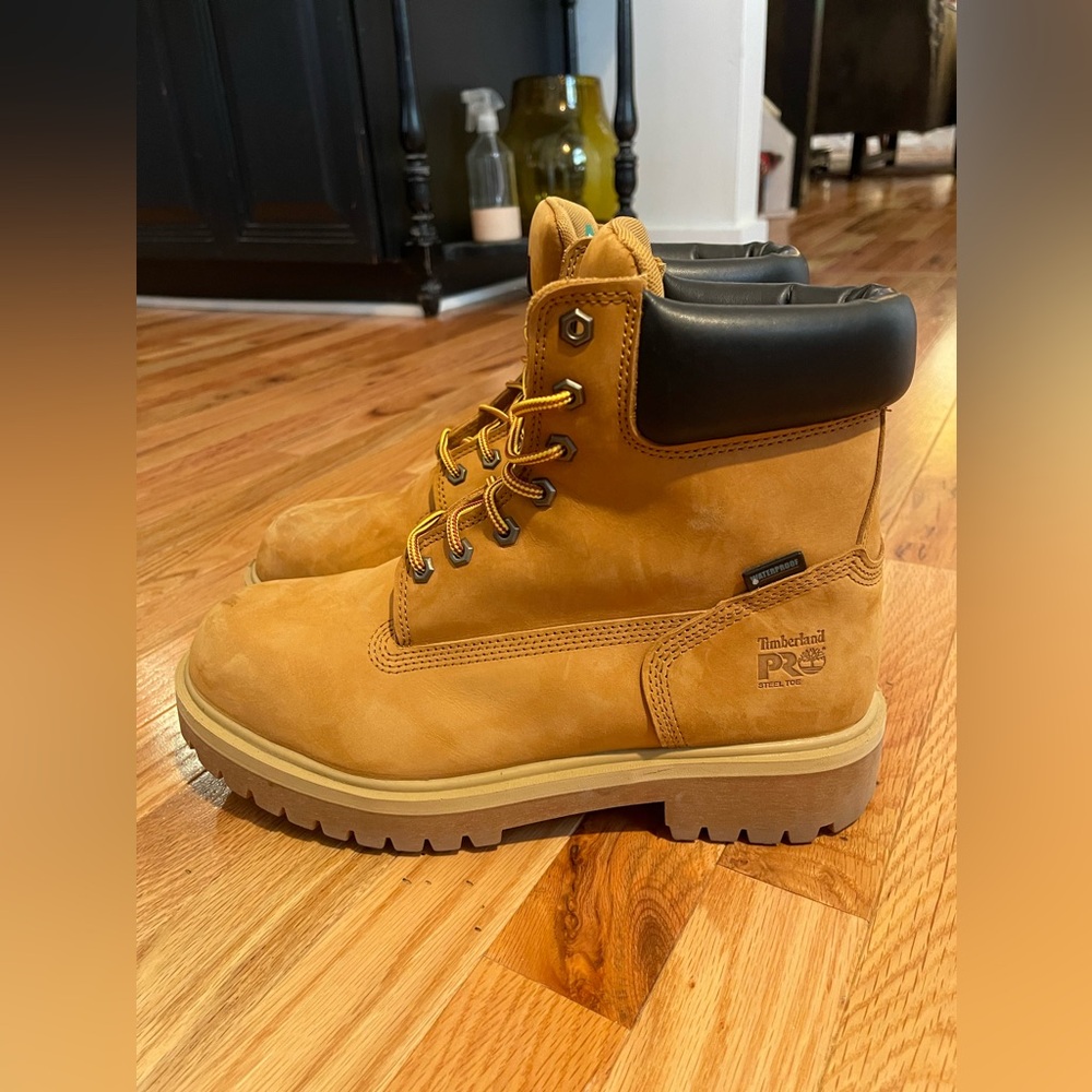 Timberland Pro Men’s Direct Attach Steel Toe Work Boots Brown Size 11